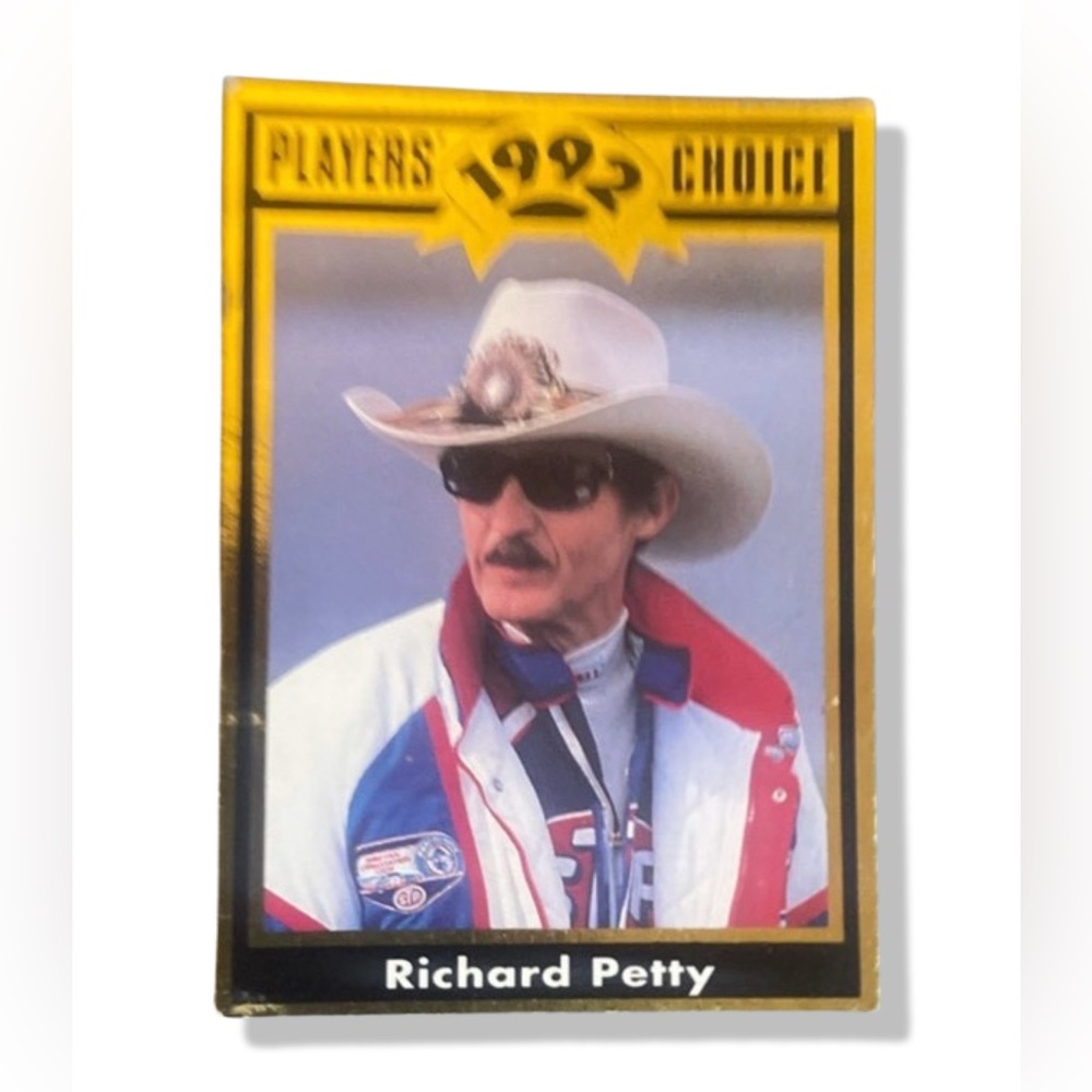 Richard Petty 1992 Players Choice (Cartwrights 6) Auto Racing Trading Card
